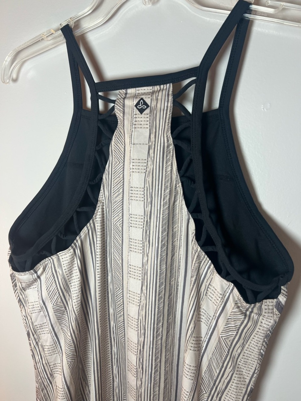 Prana Ardor Pebble Samba Halter Racerback Athletic Dress Hiking Outdoor Sz L - Picture 4 of 6
